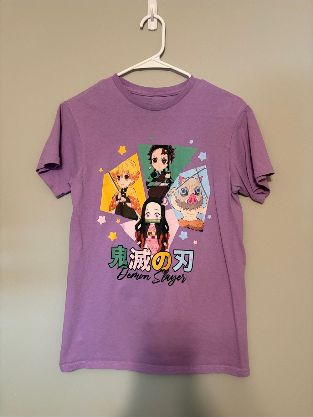 Purple Demon Slayer Graphic Tee